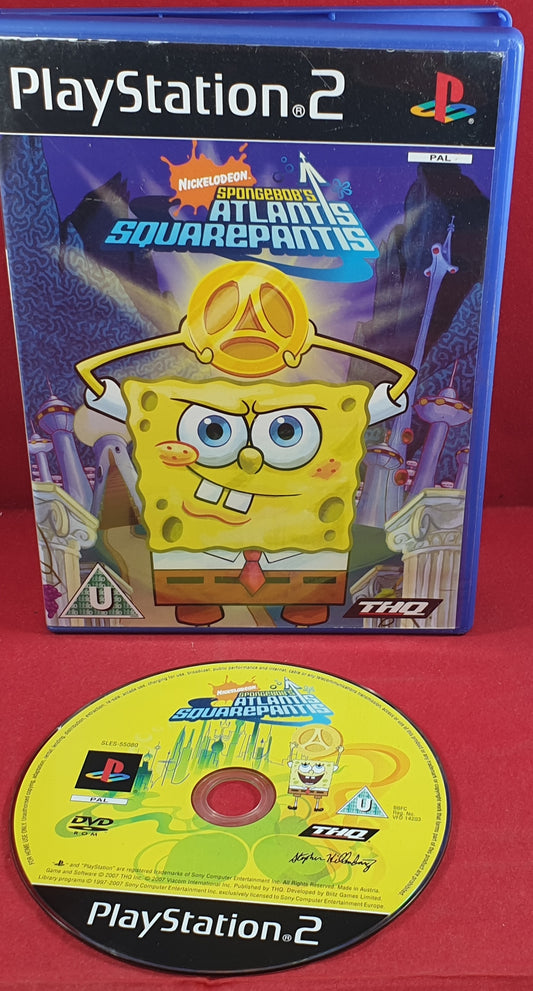 Spongebob's Atlantis Squarepantis Sony Playstation 2 (PS2) Game