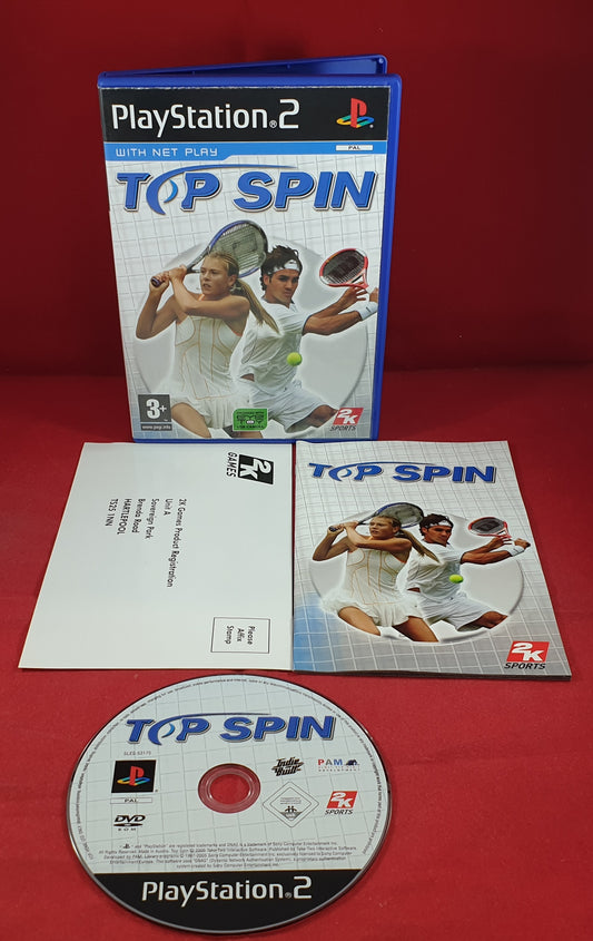 Top Spin Sony Playstation 2 (PS2) Game
