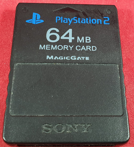 Official 64 MB Memory Card Sony Playstation 2 (PS2) RARE Accessory