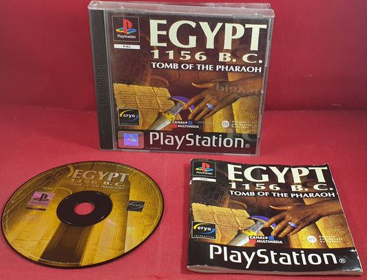 Egypt 1156 B.C Tomb of the Pharaoh Sony Playstation 1 (PS1) Game