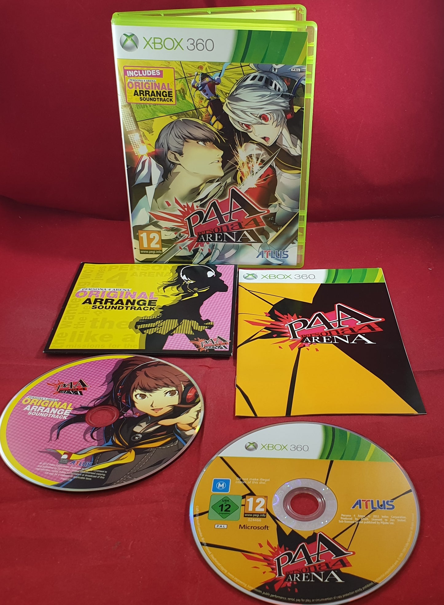 Persona 4 Arena with Soundtrack Microsoft Xbox 360 Game