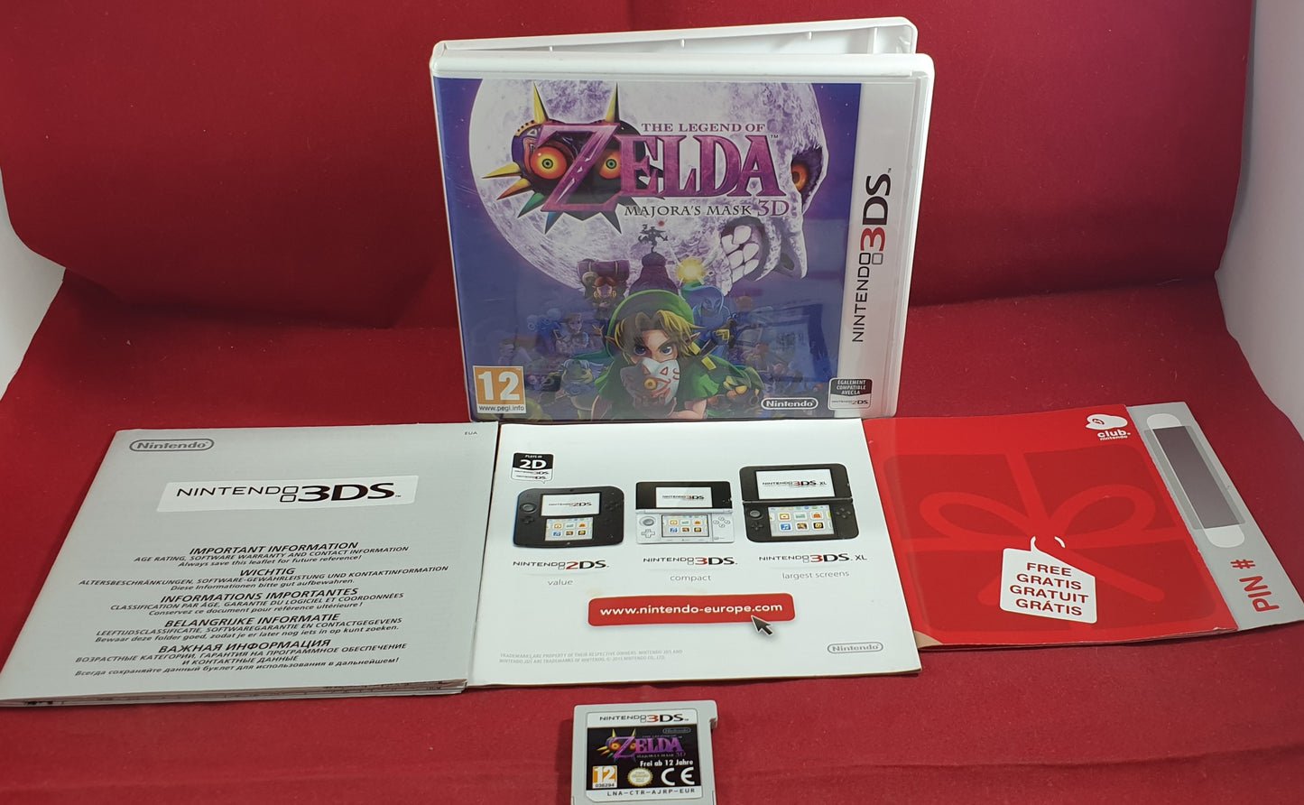 The Legend of Zelda Majora's Mask 3D Nintendo 3DS Game