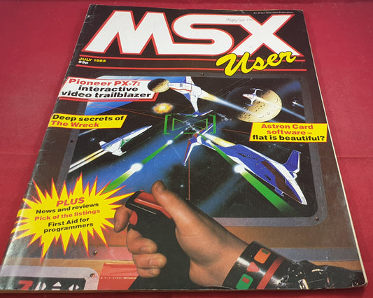 MSX User July 1985 Magazine Book