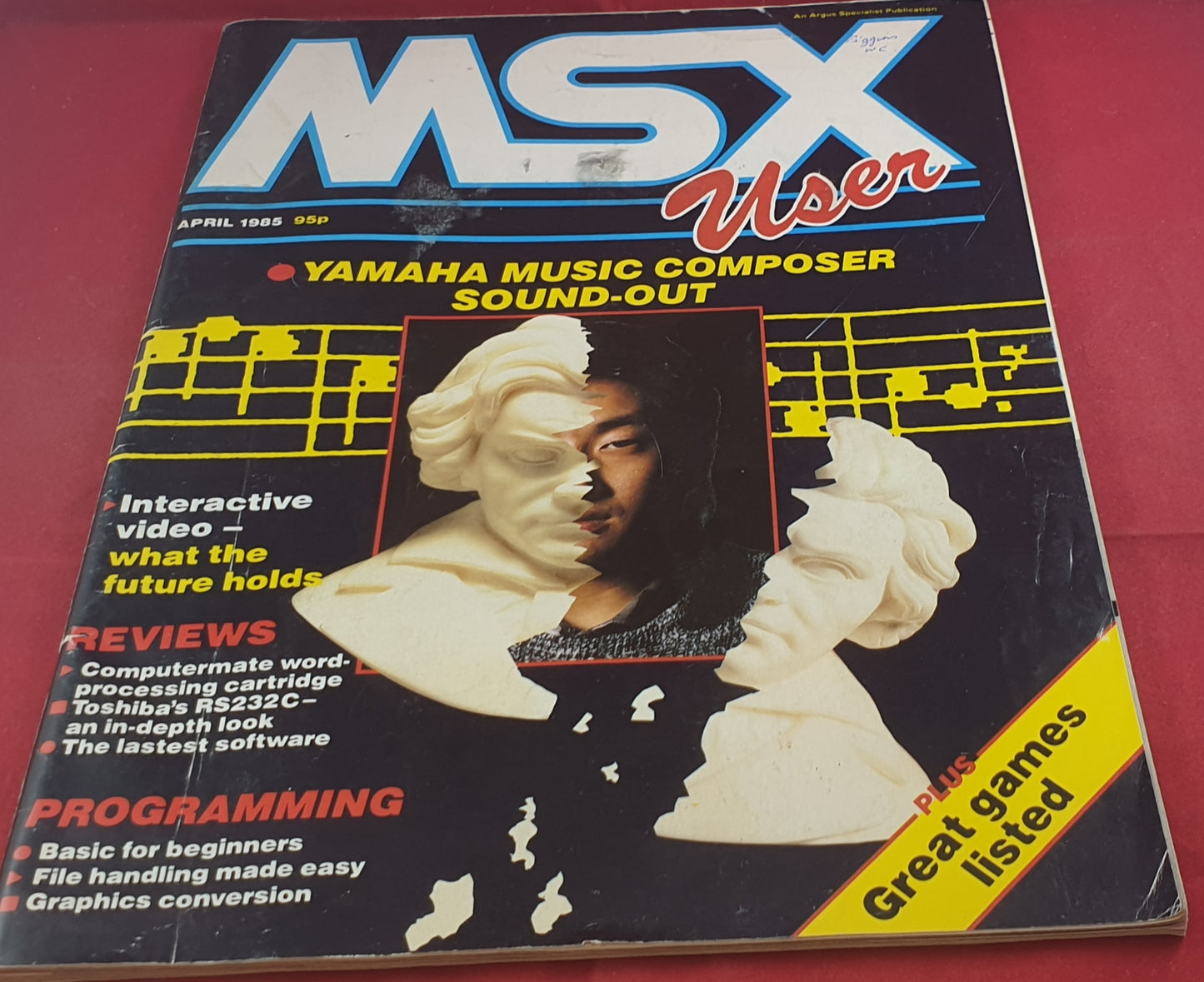MSX User April 1985 Magazine Book