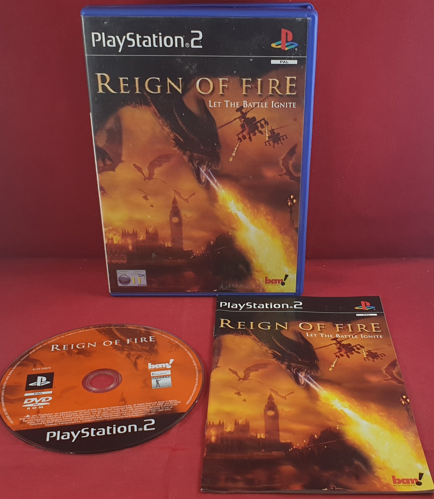 Reign of Fire Sony Playstation 2 (PS2) Game