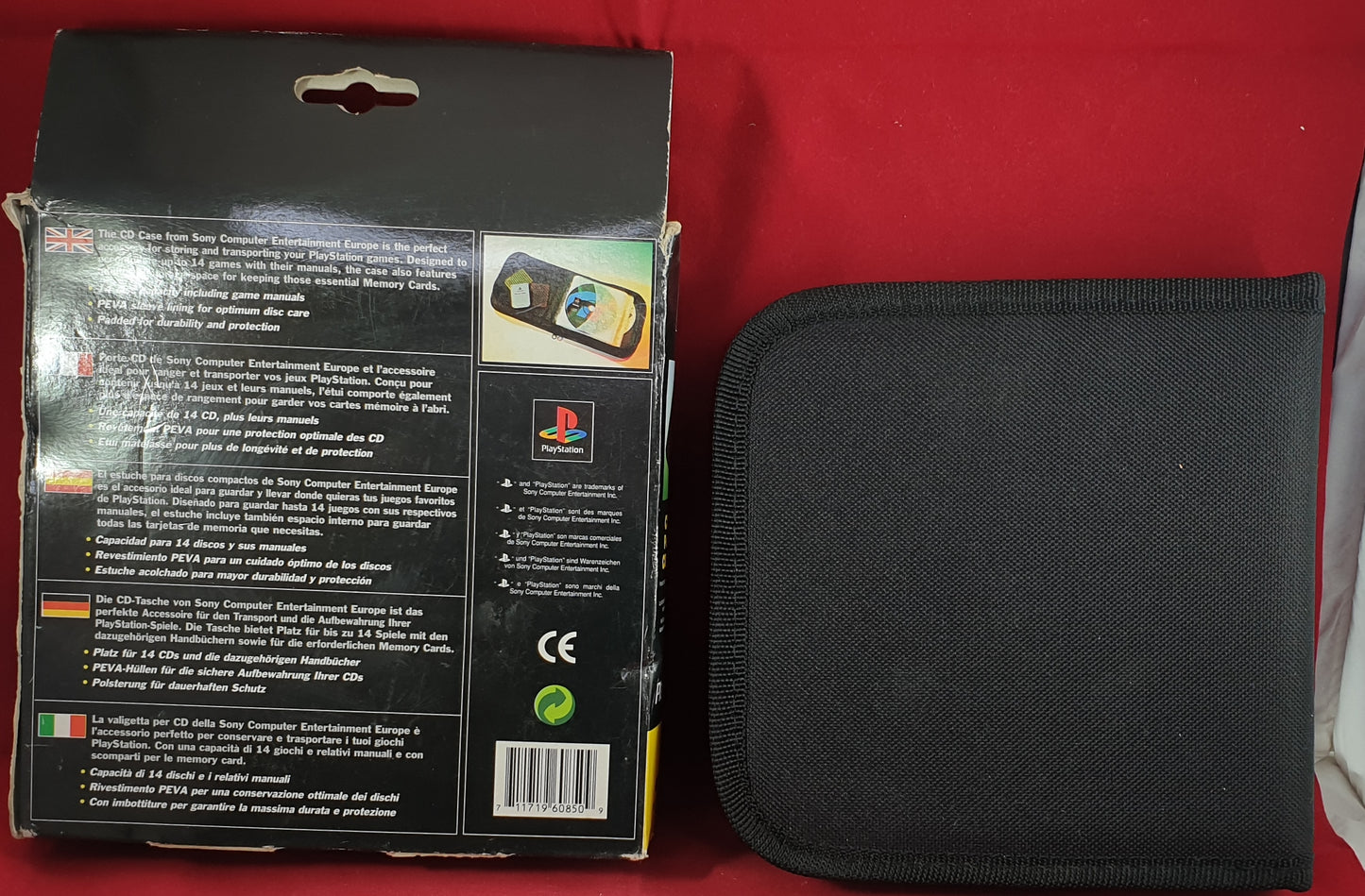Official Sony Playstation CD Carry Case Accessory