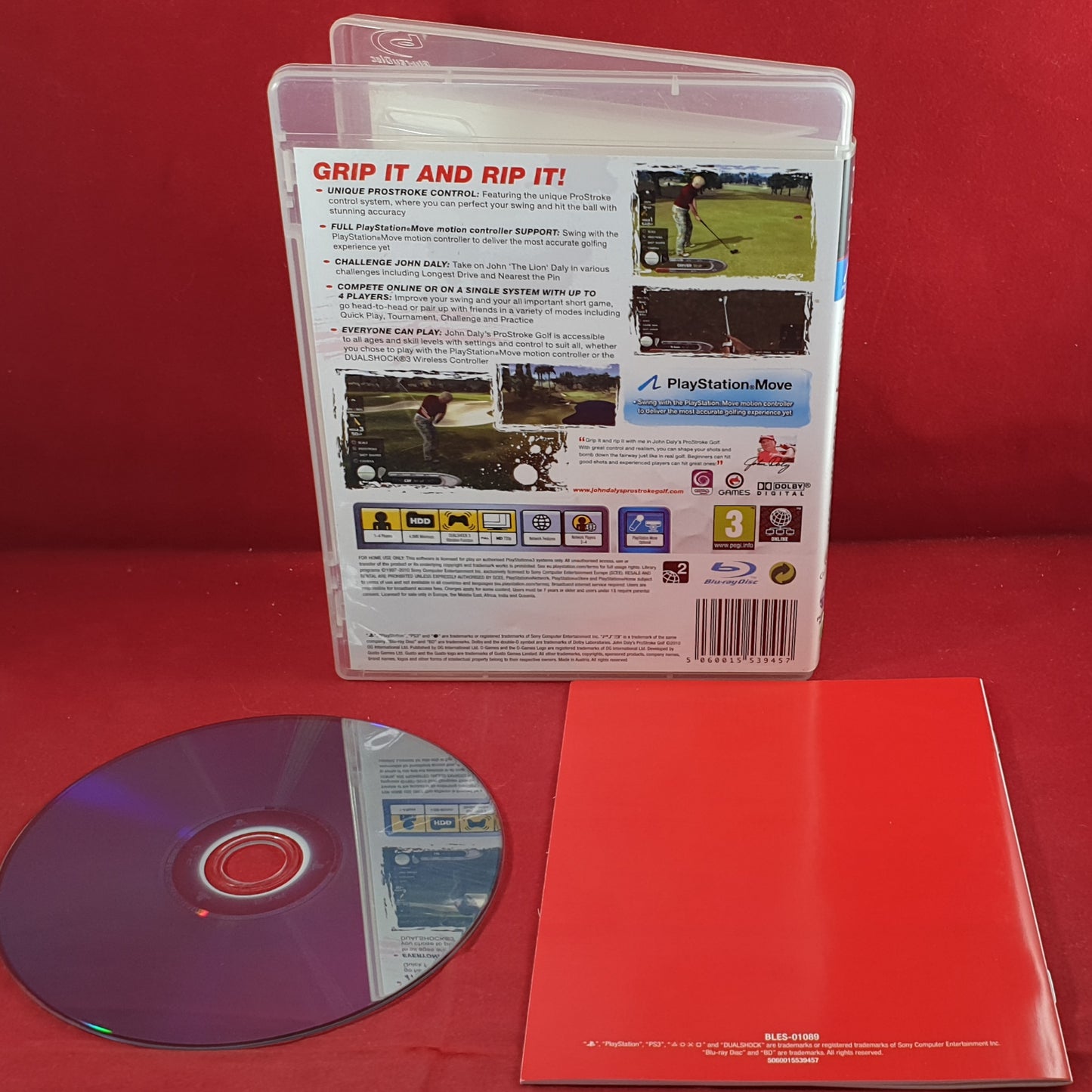 John Daly's ProStroke Golf Sony Playstation 3 (PS3) Game