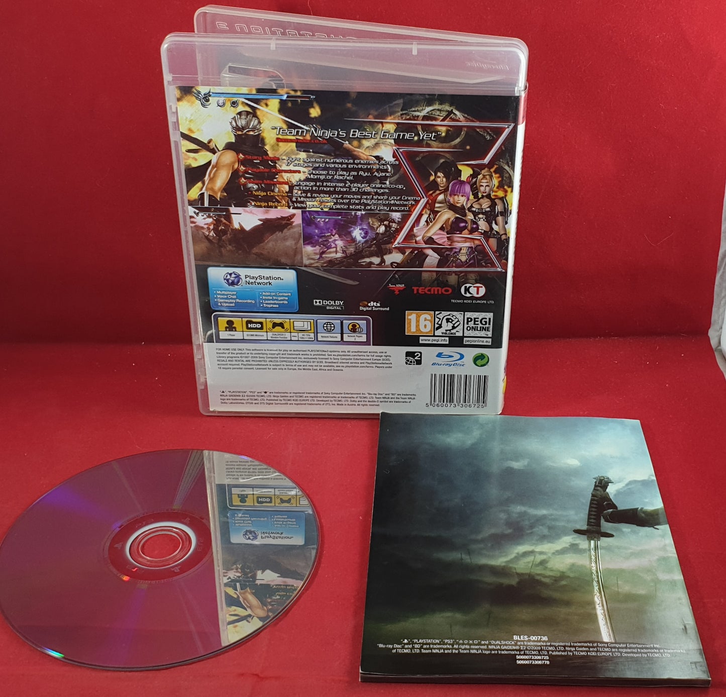Ninja Gaiden Sigma 2 Sony Playstation 3 (PS3) Game