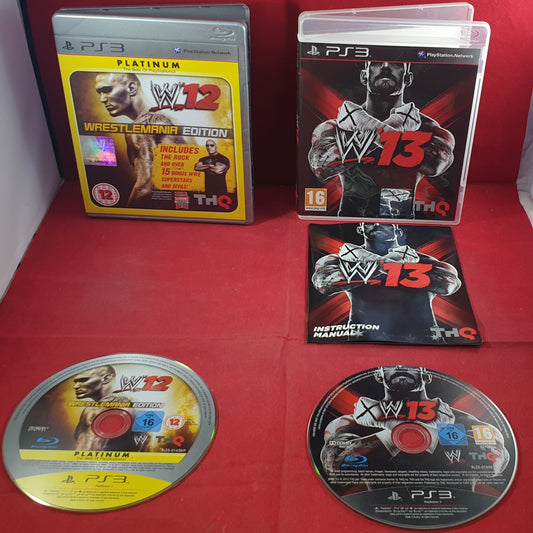 WWE 12 & 13 Sony Playstation 3 (PS3) Game Bundle