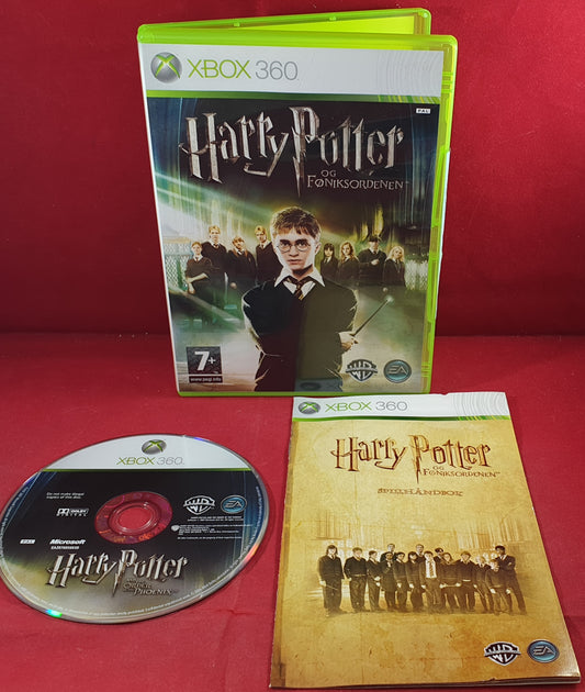 Harry Potter and the Order of the Phoenix Microsoft Xbox 360 Game (Manual & Inlay are in Norwegian)