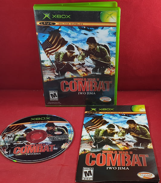 World War II Combat Iwo Jima Microsoft Xbox Game NTSC