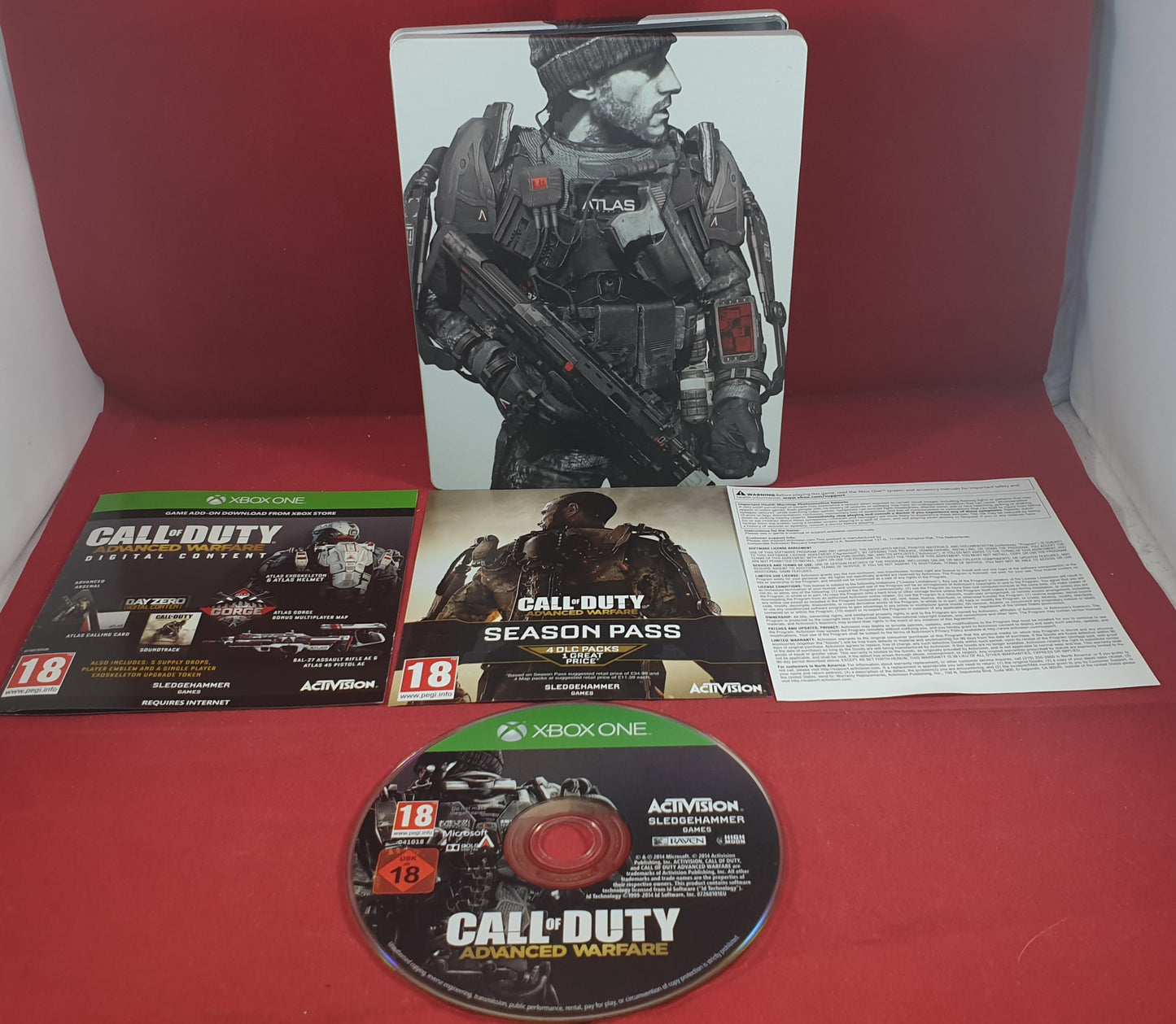 Call of Duty Advanced Warfare in RARE Steel Case Microsoft Xbox One Game