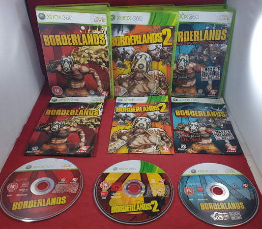 Borderlands 1, 2 & Add-On Pack Microsoft Xbox 360 Game Bundle