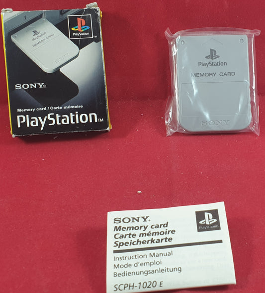 Brand New Official Sony Playstation 1 (PS1) Memory Card SCPH-1020 E