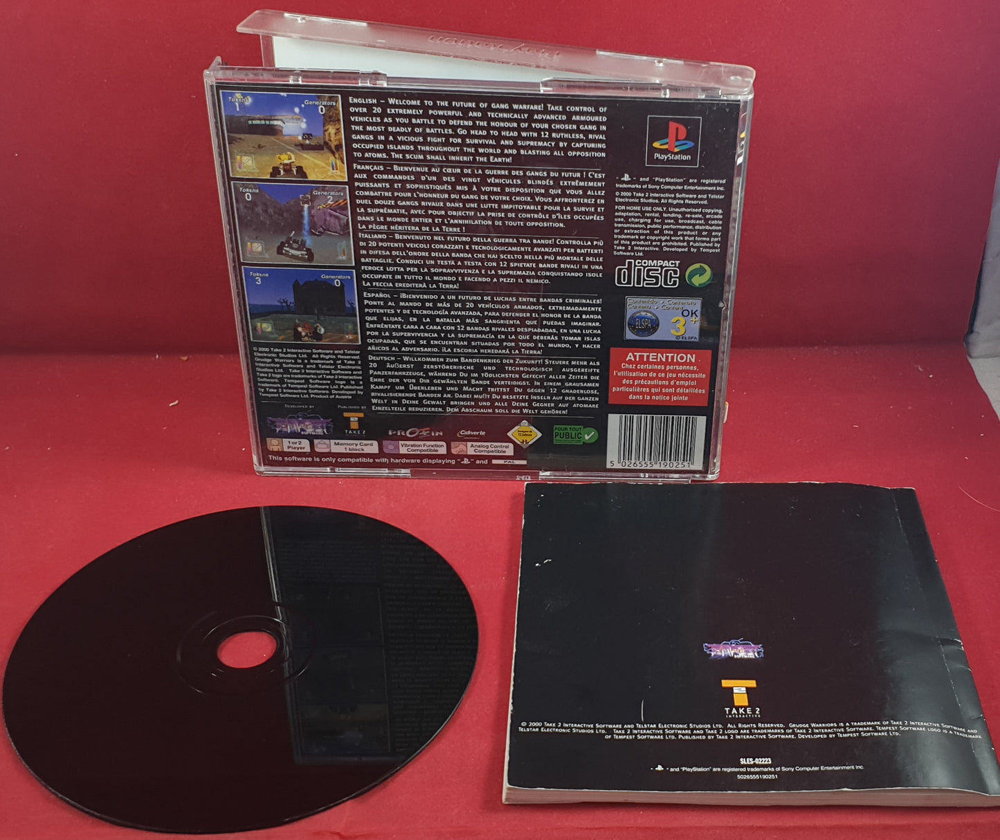 Grudge Warriors Sony Playstation 1 (PS1) Game
