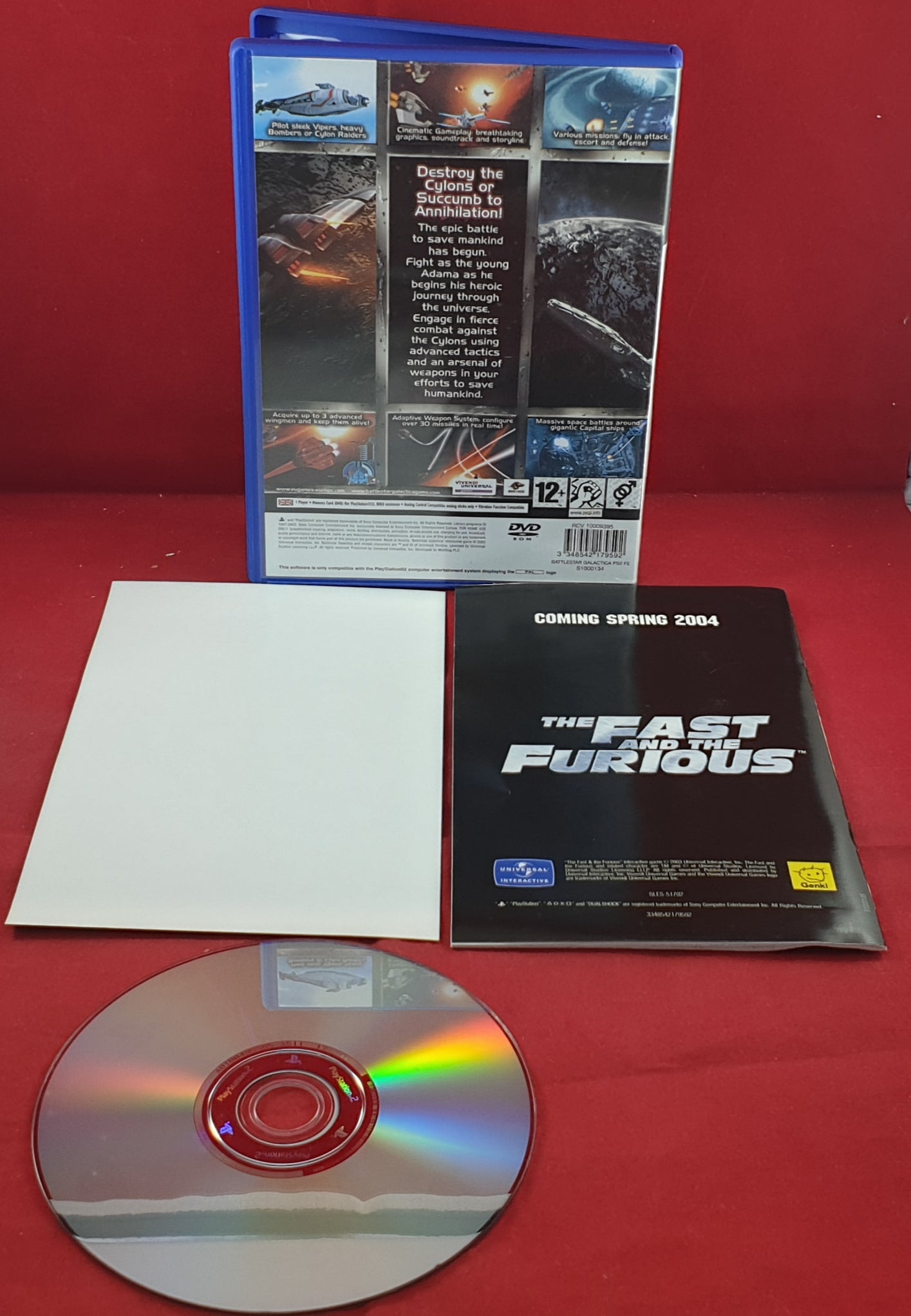 Battlestar Galactica Sony Playstation 2 (PS2) Game