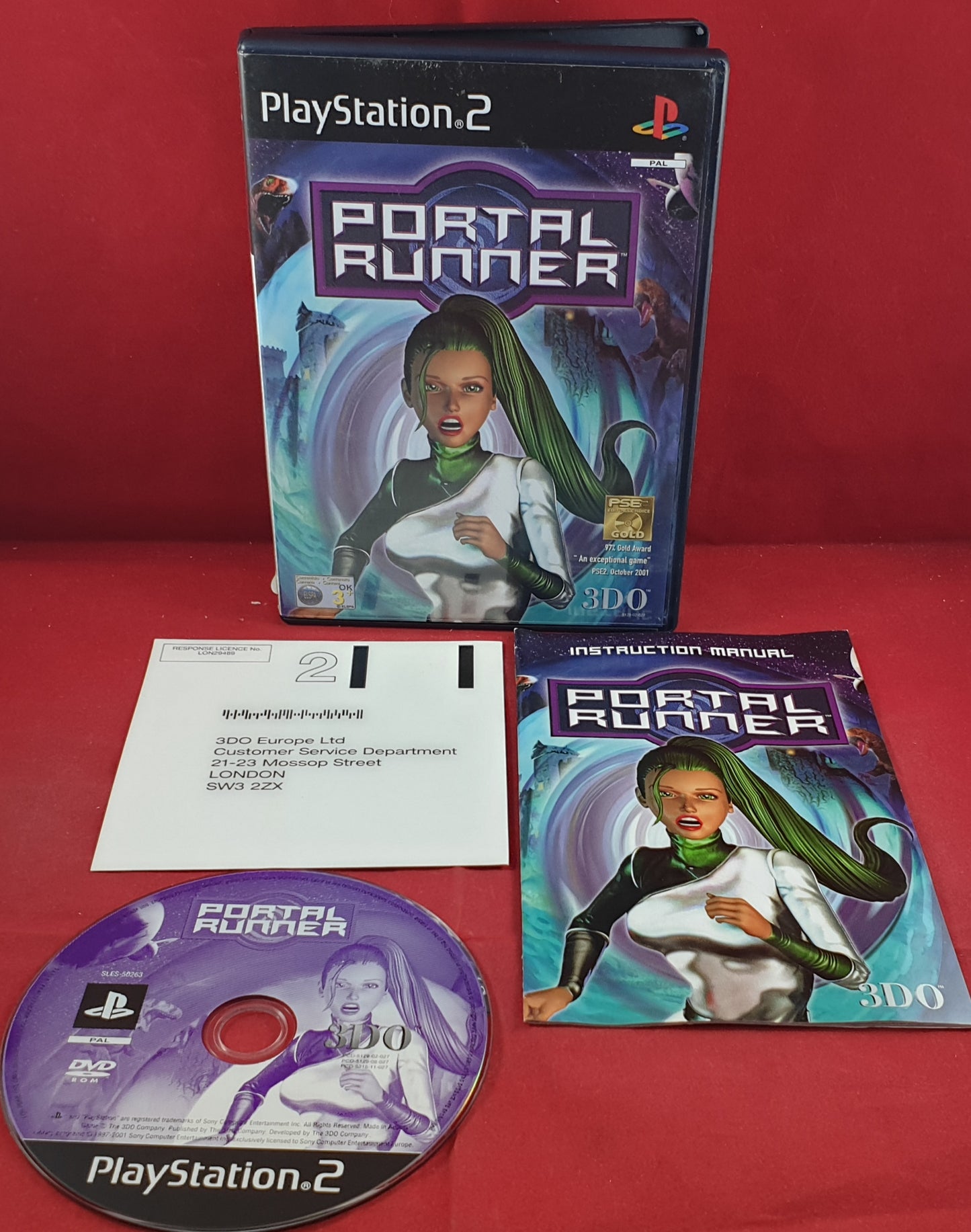 Portal Runner Sony Playstation 2 (PS2) Game