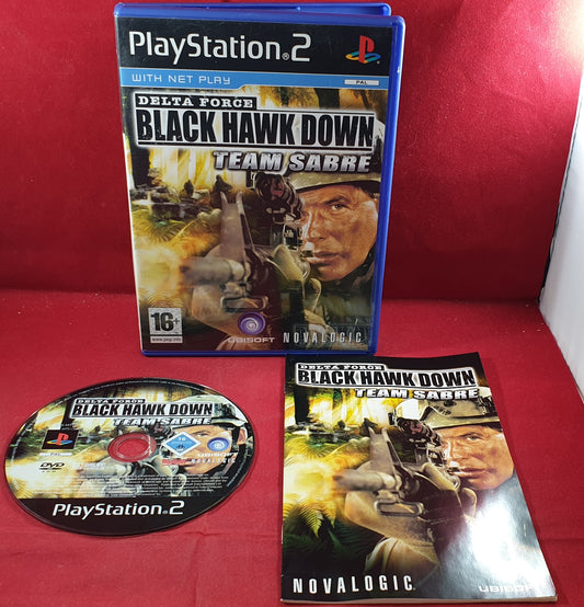 Delta Force Black Hawk Down Team Sabre Sony Playstation 2 (PS2) Game