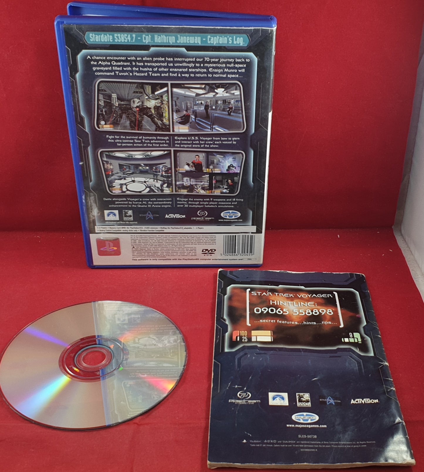 Star Trek Voyager Elite Force Sony Playstation 2 (PS2) Game