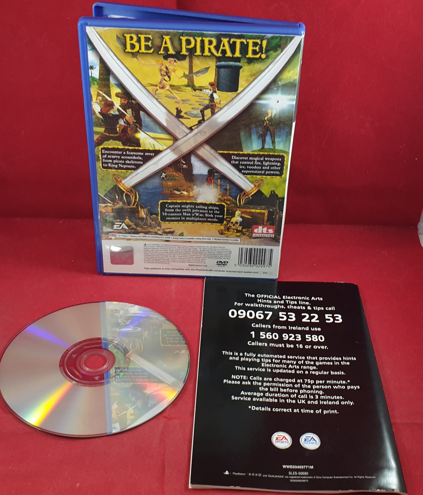 Pirates the Legend of Black Kat Sony Playstation 2 (PS2) Game