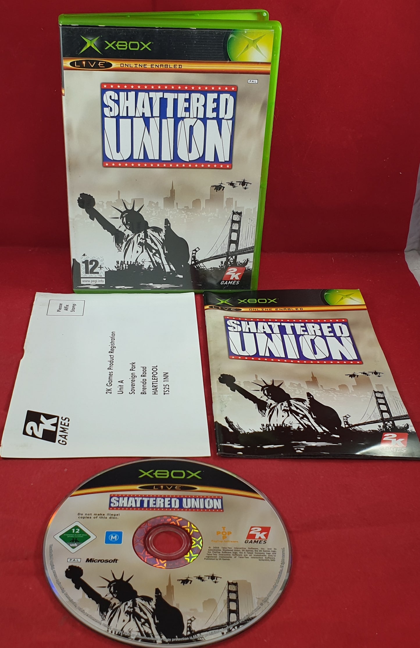 Shattered Union Microsoft Xbox Game