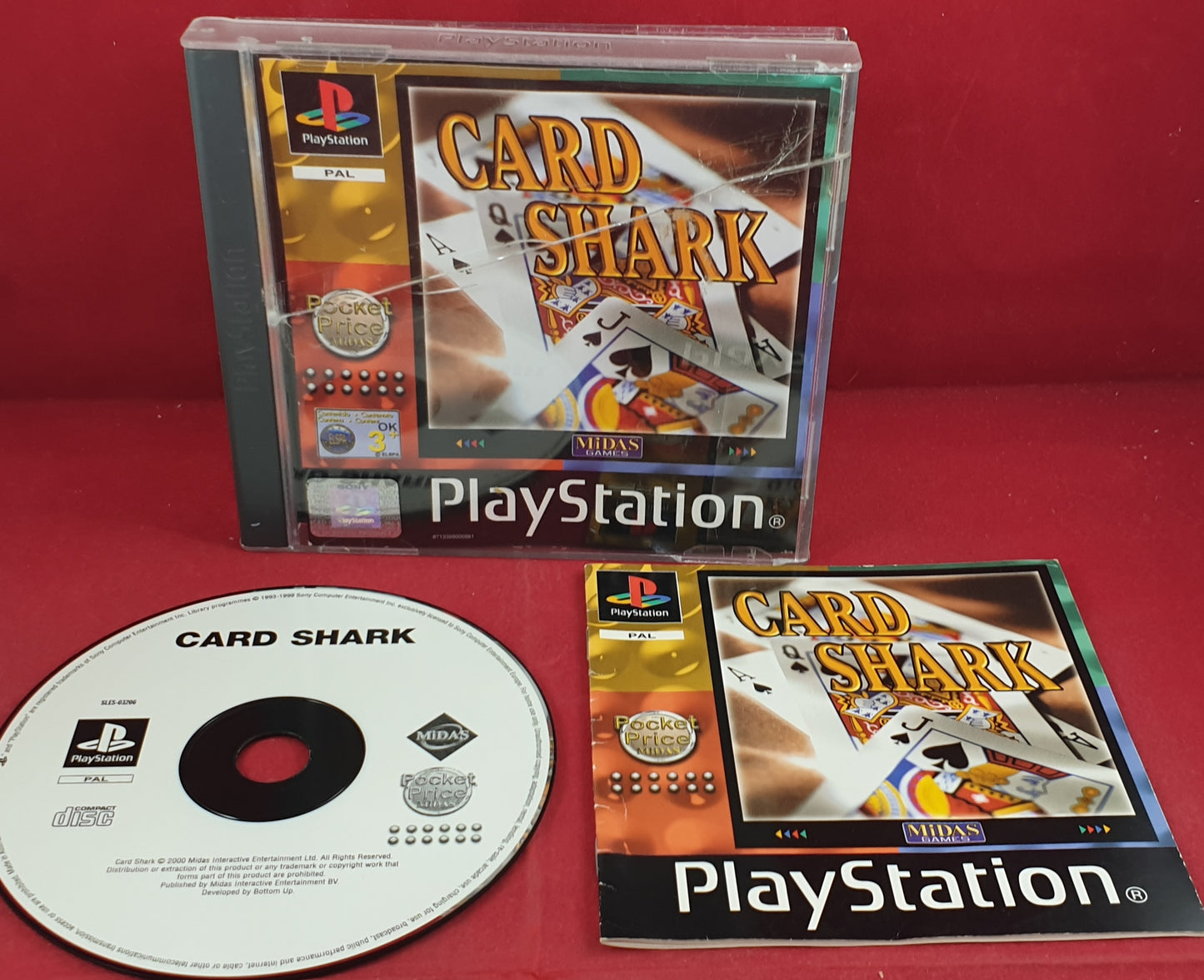 Card Shark AKA Family Card Games Fun Pack Sony Playstation 1 (PS1) Game