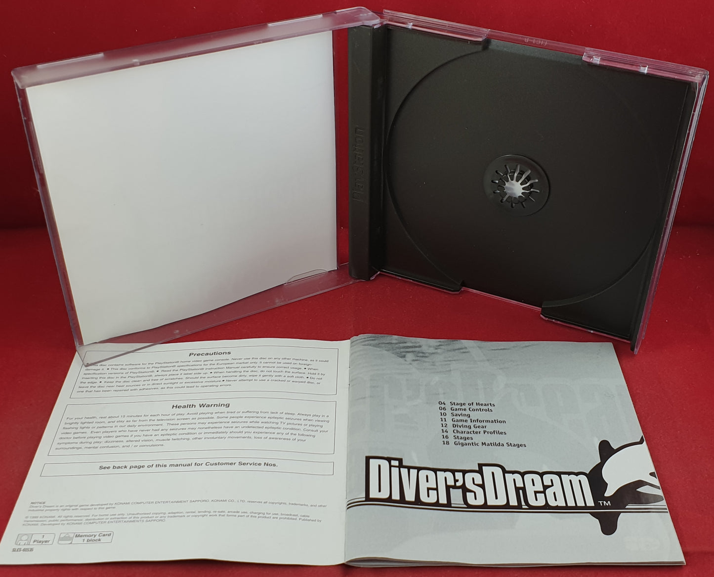 Diver's Dream Sony Playstation 1 (PS1) Game