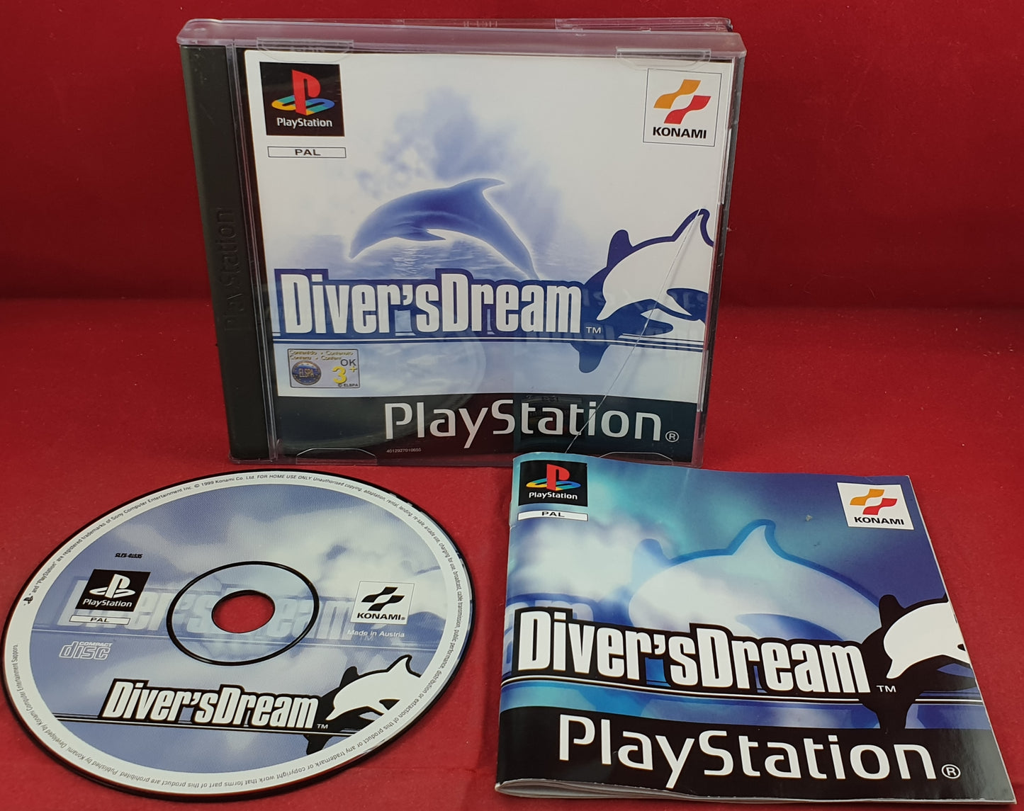 Diver's Dream Sony Playstation 1 (PS1) Game