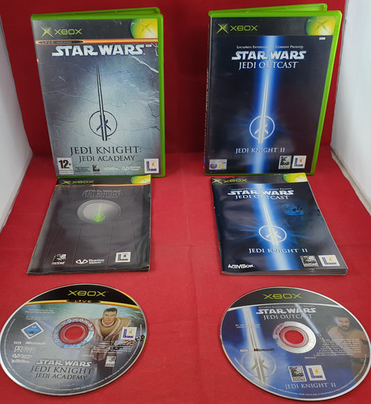Star Wars Jedi Knight Academy & Outcast Microsoft Xbox Game Bundle