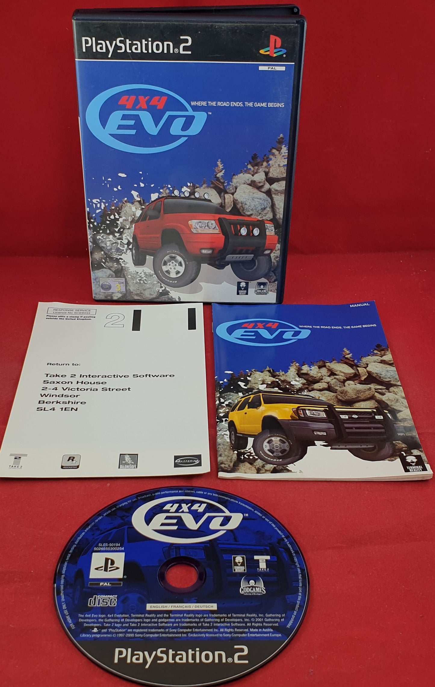 4 X 4 Evolution Sony Playstation 2 (PS2) Game