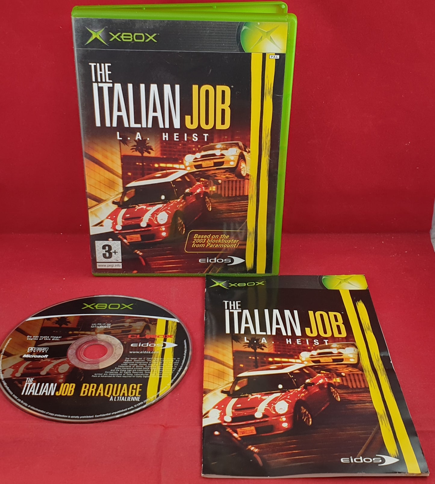 Italian Job L.A Heist Microsoft Xbox