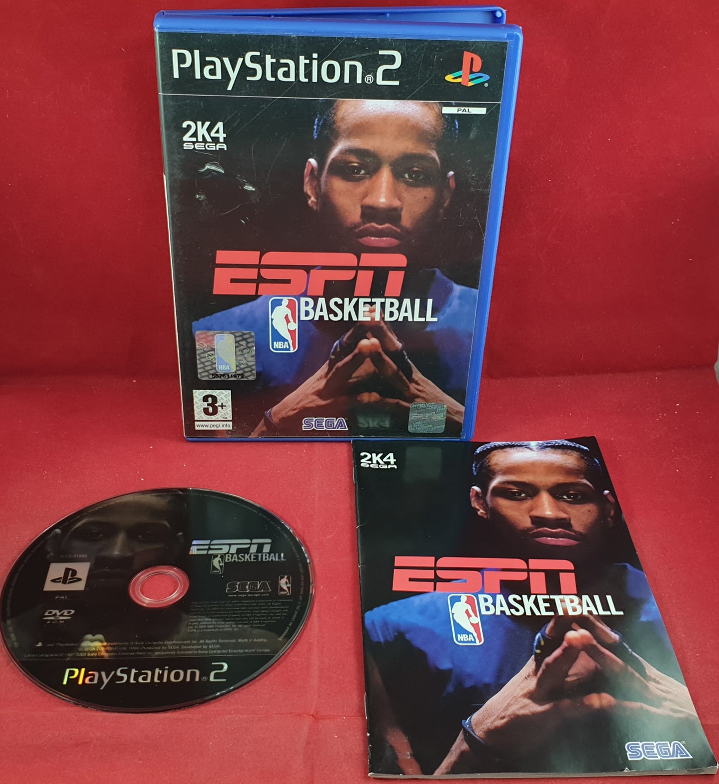 ESPN NBA Basketball Sony Playstation 2 (PS2) RARE Game
