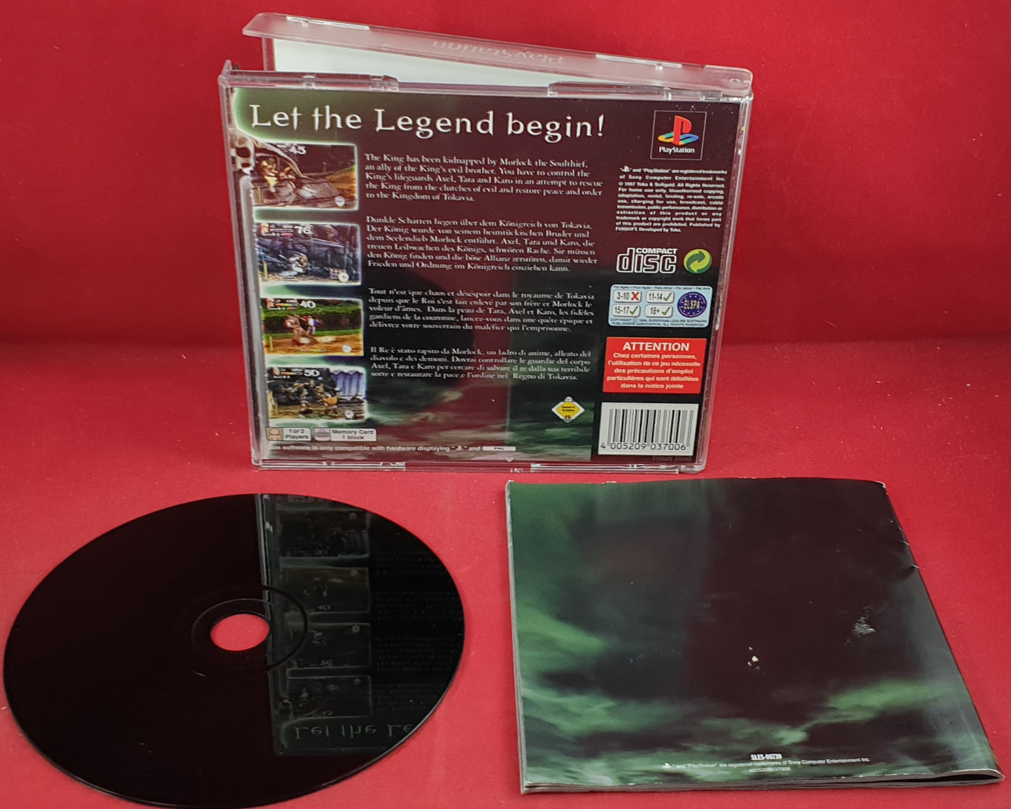 Legend Sony Playstation1 (PS1) RARE Game