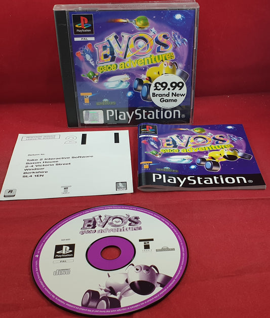Evo's Space Adventures Sony Playstation 1 (PS1) Game
