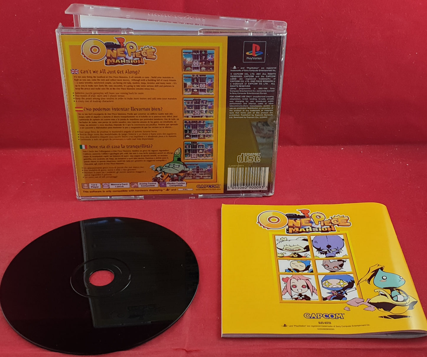 One Piece Mansion Sony Playstation 1 (PS1) Game