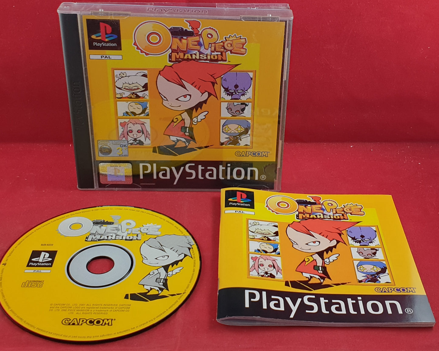 One Piece Mansion Sony Playstation 1 (PS1) Game