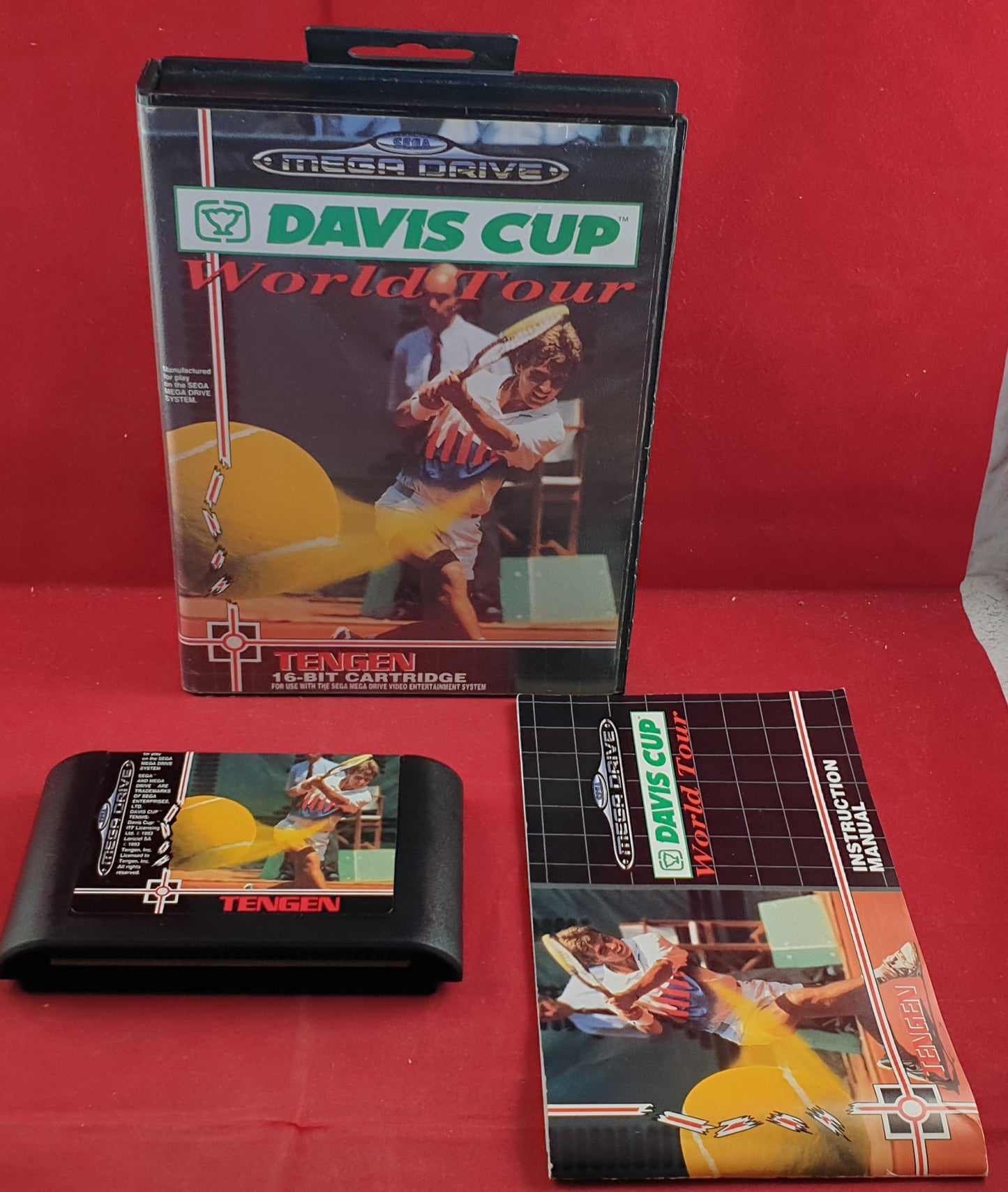 Davis Cup World Tour Sega Mega Drive Game
