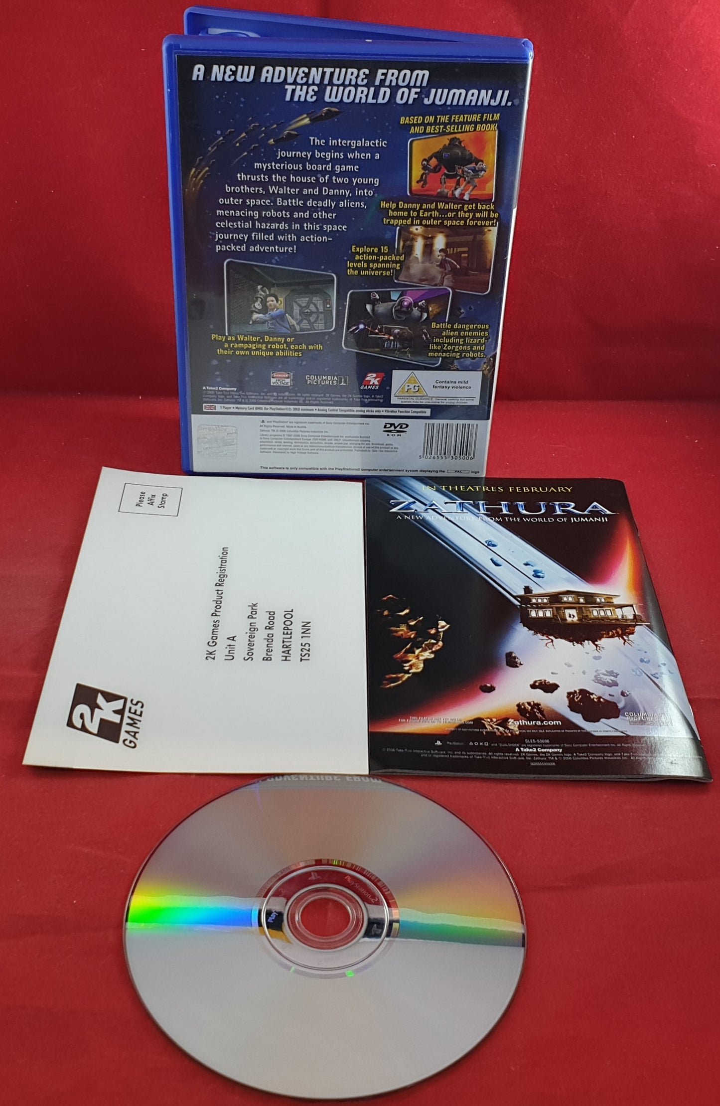 Zathura Sony Playstation 2 (PS2) Game