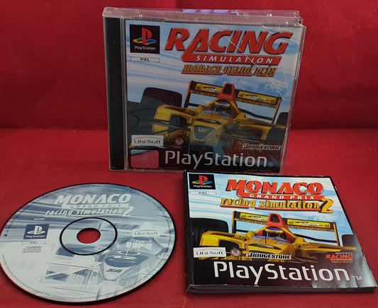 Racing Simulation Monaco Grand Prix Sony Playstation 1 (PS1) Game