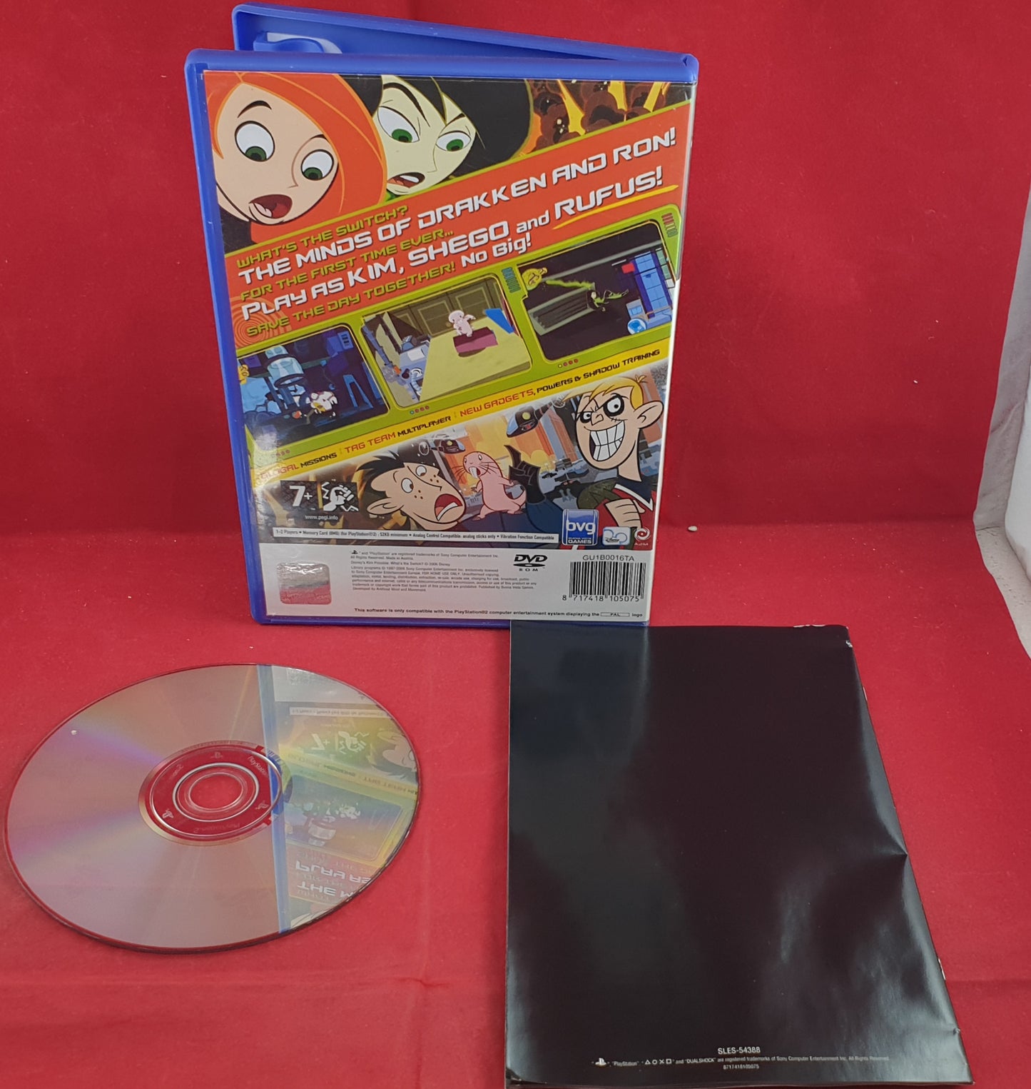 Disney's Kim Possible What's the Switch Sony Playstation 2 (PS2) Game