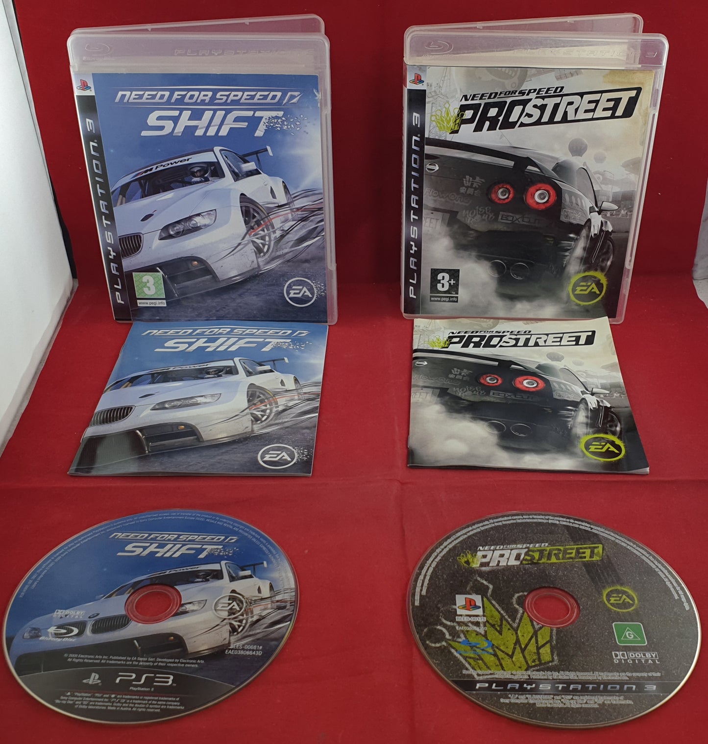 Need for Speed Shift & ProStreet Sony Playstation 3 (PS3) Game Bundle