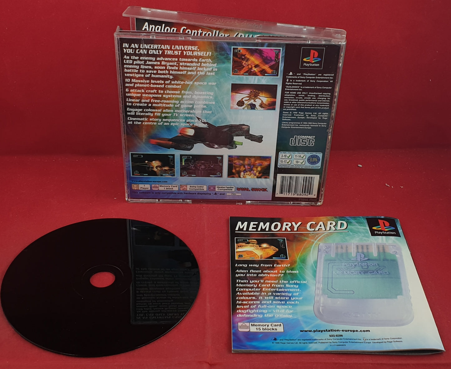 Space Debris Sony Playstation 1 (PS1) Game