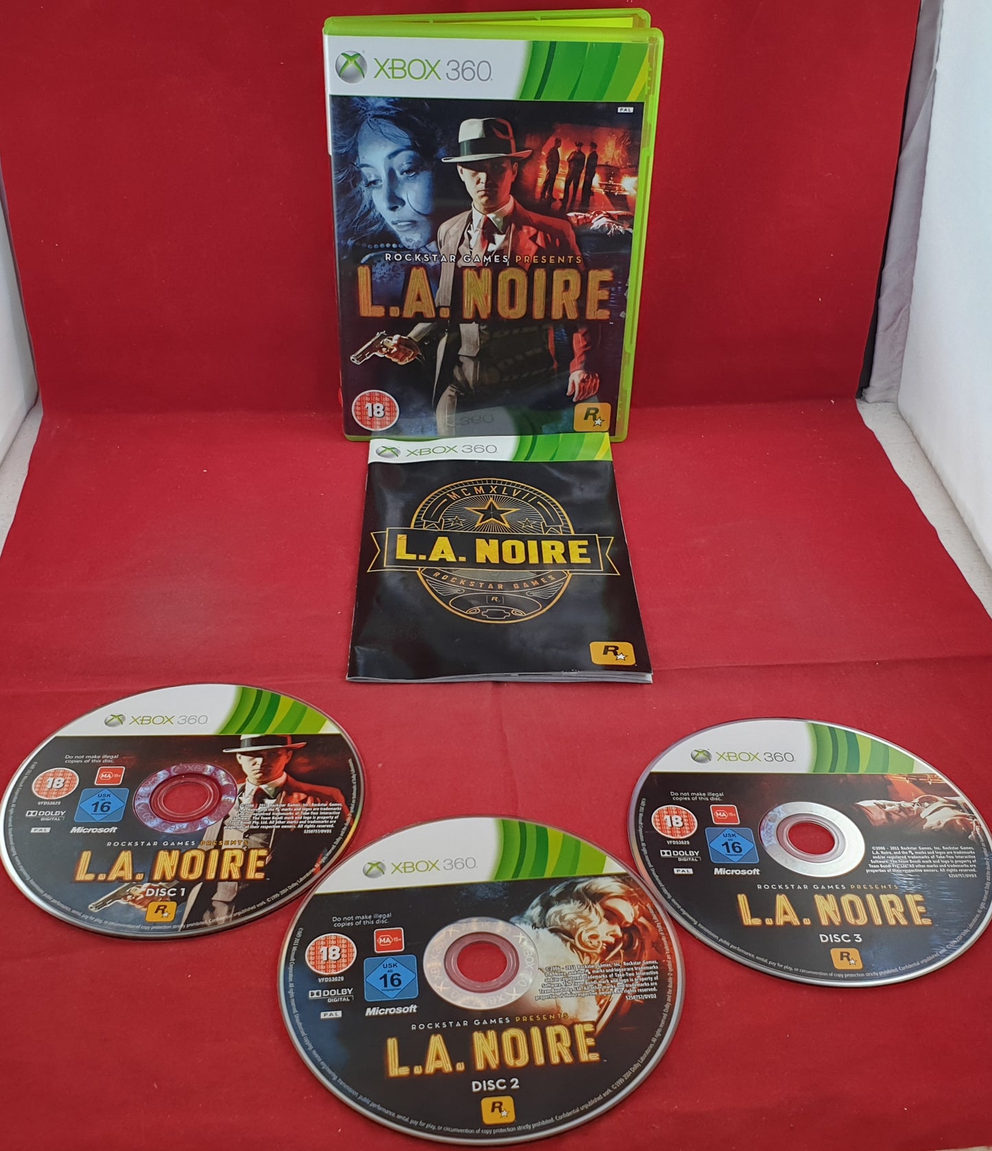 L.A. Noire Microsoft Xbox 360 Game