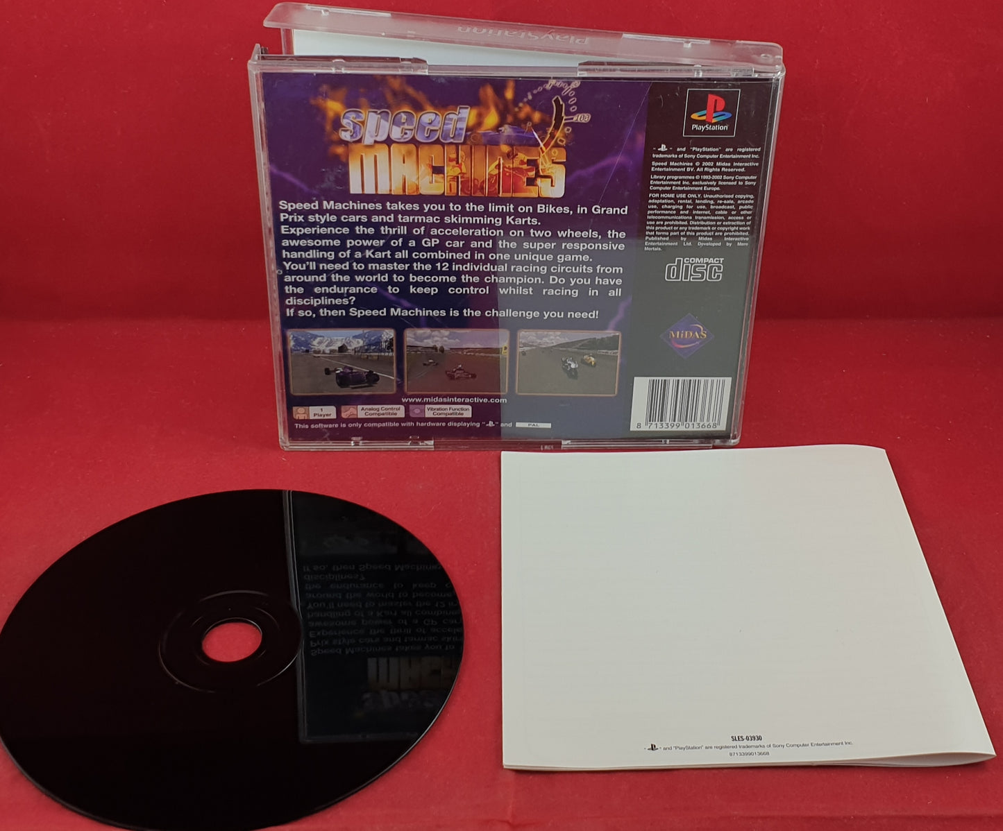 Speed Machines Sony Playstation 1 (PS1) Game