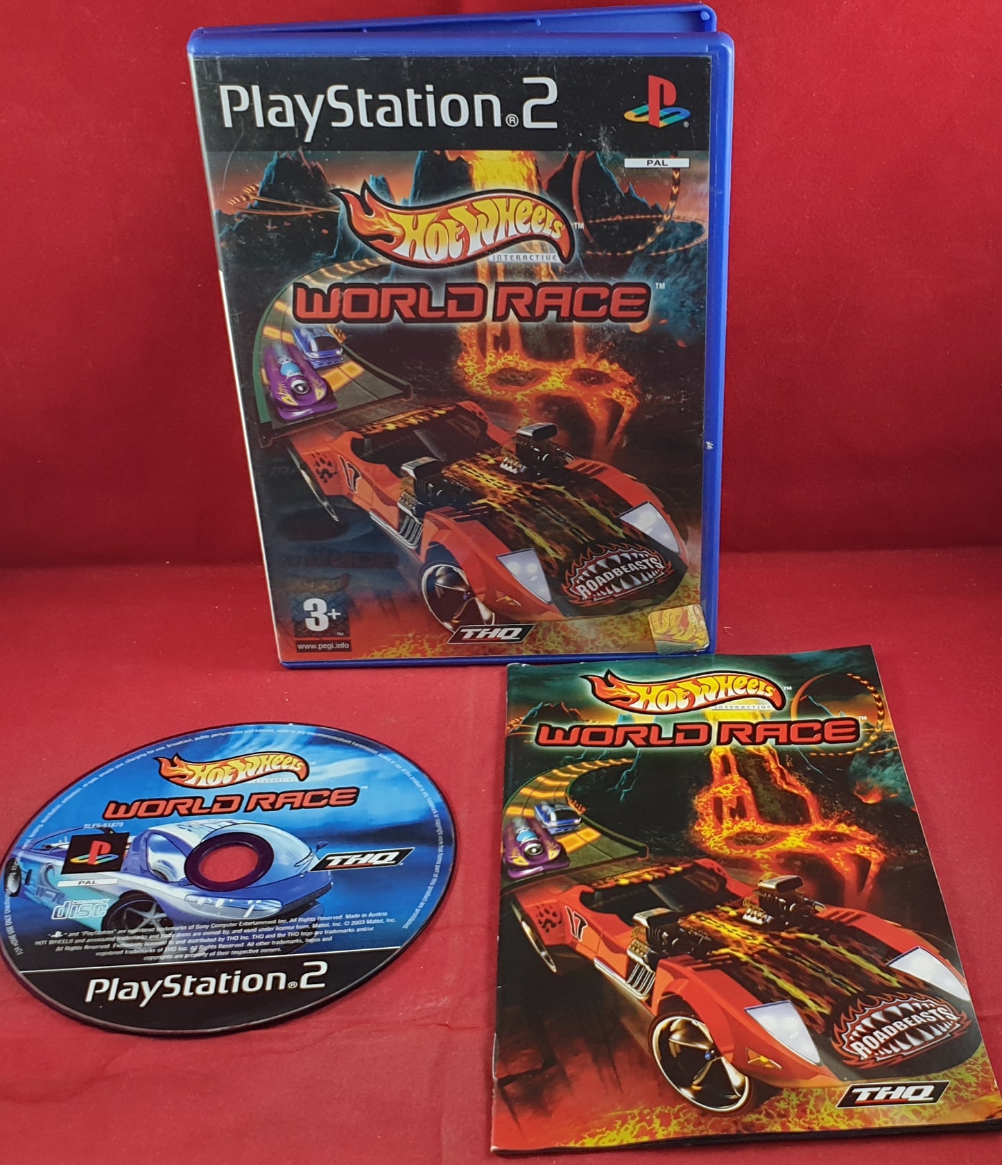 Hot Wheels World Race Sony PlayStation 2 (PS2)  Game