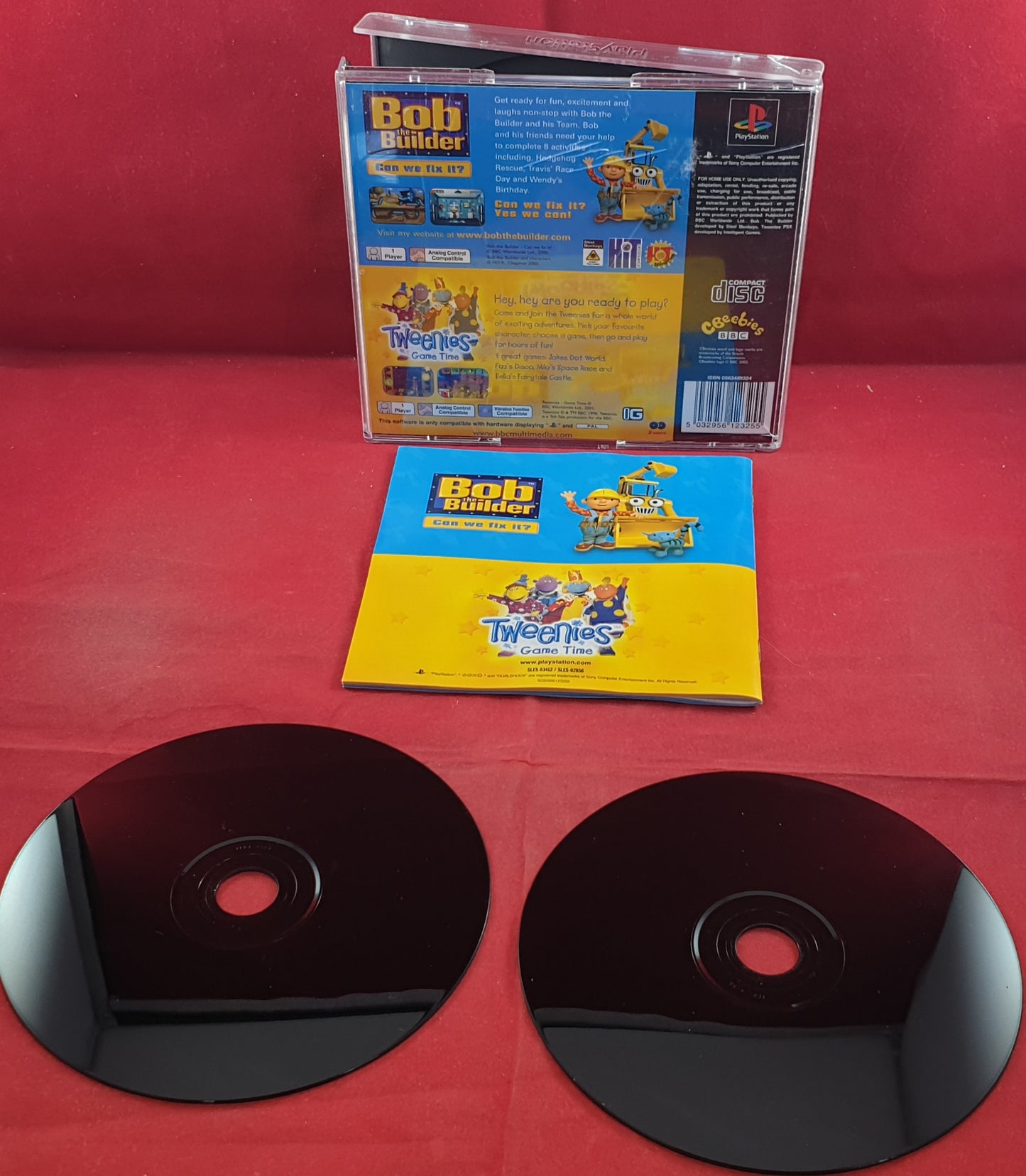 Bob the Builder Can We Fix It? & Tweenies Game Time Twin Pack Sony Pla –  Retro Gamer Heaven