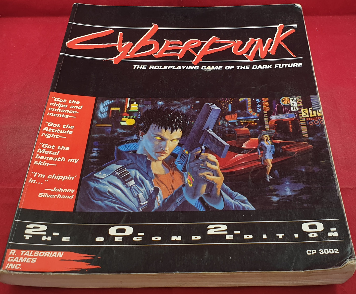 Cyberpunk the Roleplaying Game of the Dark Future 2.0.2.0 the Second Edition RARE Book