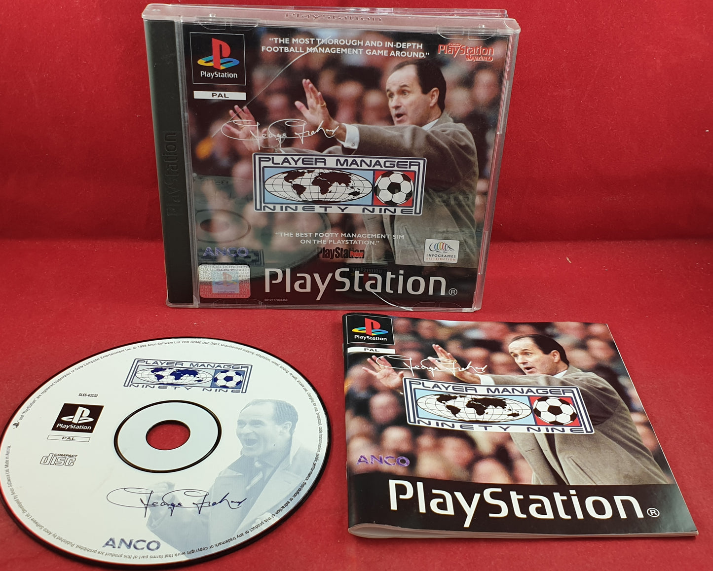 Player Manager 99 Sony Playstation 1 (PS1) Game