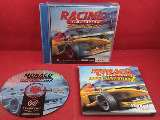Racing Simulation Monaco Grand Prix Sega Dreamcast Game