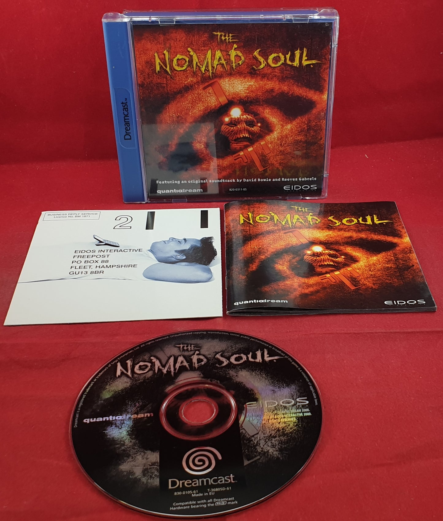 The Nomad Soul Sega Dreamcast Game